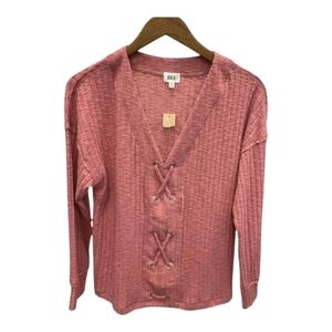 BKE TOP LONG SLEEVE SWEATER SIZE M